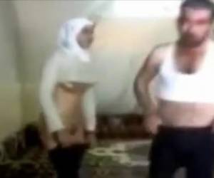 Islamitisch koppel doet aan webcam sex